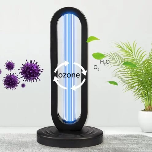 Lampa UV-C germicida cu dubla sterilizare, UVC si Ozon, control WiFi, Timer, 38W, 60mp 3 lampa uvc virustop 8